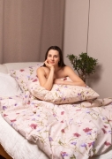 Zestaw pościeli bawełnianej w kwiaty